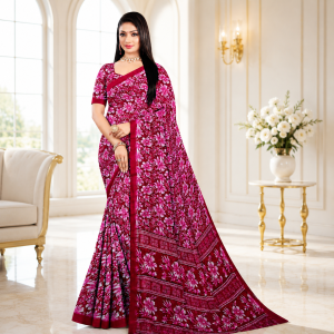 Women Printed Casual Wear Saree